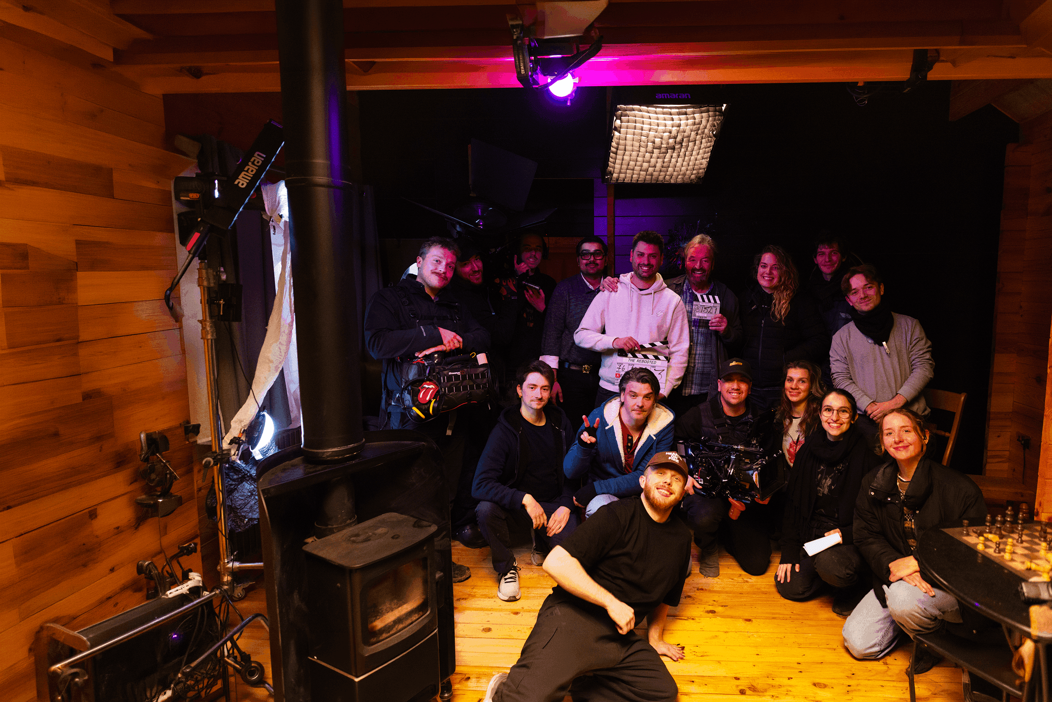 Panchariya Brothers Productions crew on set